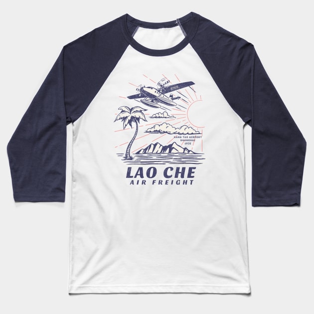 Lao Che Air Freight - 1935 - vintage logo Baseball T-Shirt by BodinStreet